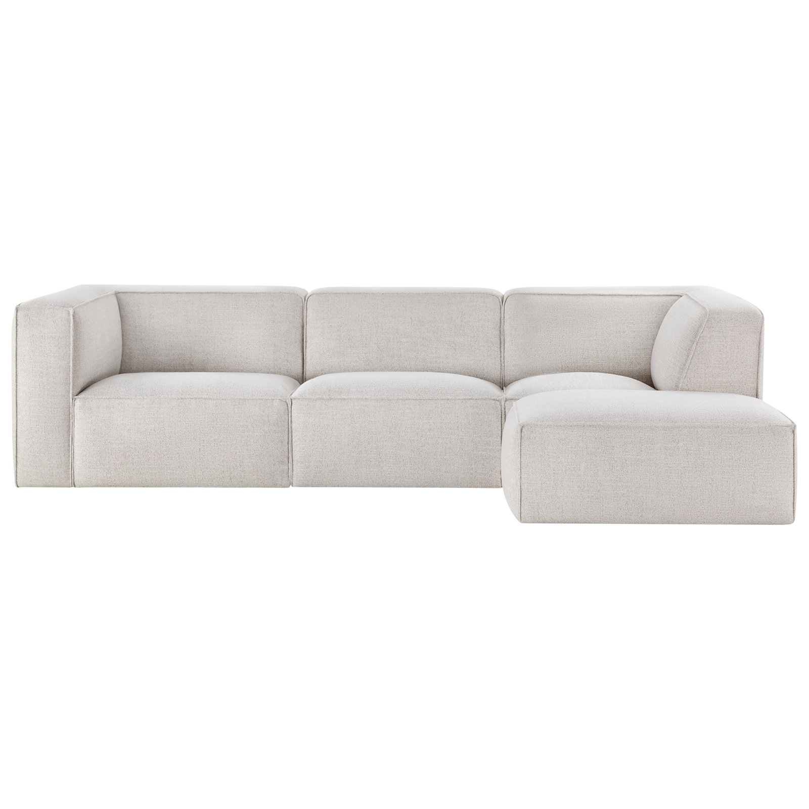 Jaye - 3 Piece Upholstered Sofa With Ottoman