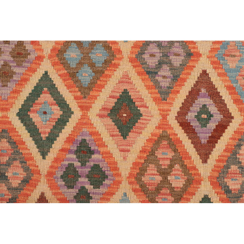 Runner Southwestern Wool Hand Woven 90cm X 303cm Area Rug