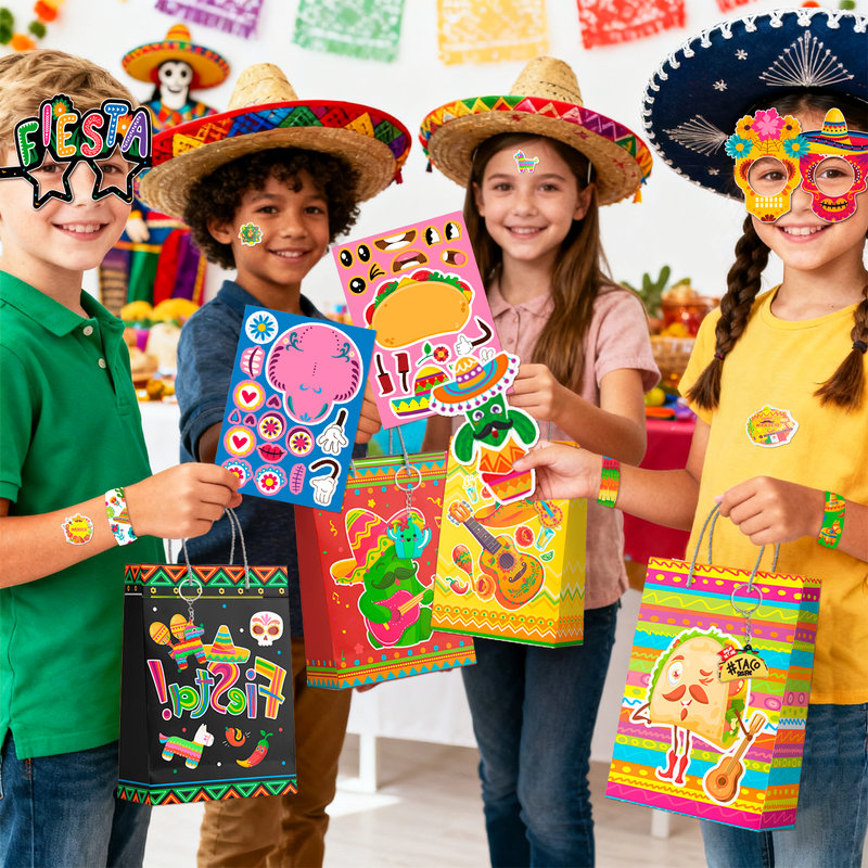 Carnaval mexicain, 110 pièces de fête d'anniversaire