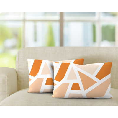 Outdoor Reversible Throw Pillow