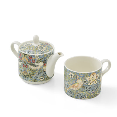 The Original Morris & Co., Strawberry Thief - Teapot