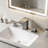 Widespread Bathroom Faucet 3 Hole, 2-Handle Bathroom Sink Faucet withe Drain Assembly-120542230