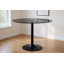 Round Glass Top Dining Table with Steel Base