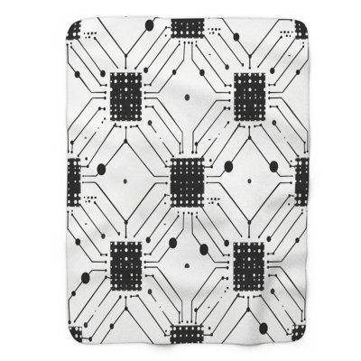 Lignes binaires - couverture de qualité supérieure 1 pièce