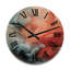 Horloge murale en bois massif Uswah-825948995
