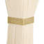 Jenessa Solid Brass 1 - Light LED Flush Mounted Sconce-1711788690
