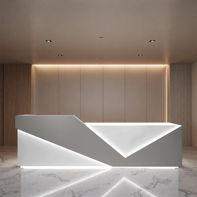 Neat Elegant Service Desk – Handy Multi-Use for Retail Mall Company and Beauty Salon