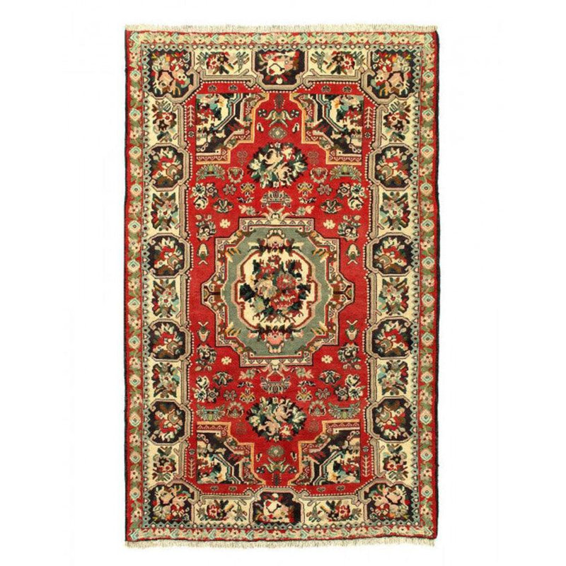 Canvello Circa 1970 Fine Hand Knotted Silkroad Vintage Bakhtiari Rug - 5'4'' X 8'11''