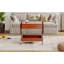 Table basse moderne avec roulettes, table basse pliante avec 1 tiroir et 2 niveaux de rangement, table basse à cadre en métal pour le salon