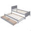 Lit plateforme simple avec lit gigogne et tiroirs-1884273481