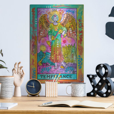 Bungalow Bungalow «Tarot - Temperance» par Dean Russo, art mural en métal