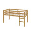 Lit mezzanine simple surélevé avec échelle-707785476