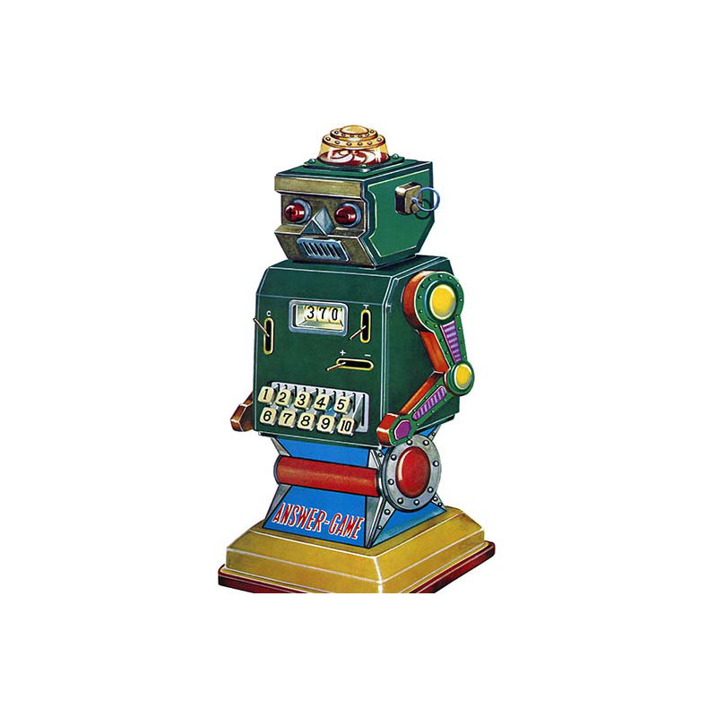 Réponse à un robot-impression, H 30 po x l 20 po