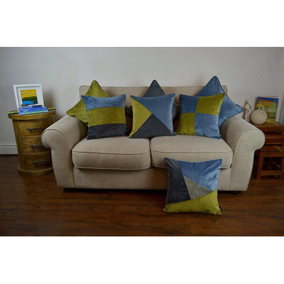 Patchwork Square Cushion Cover