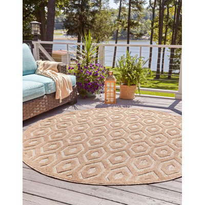 Heberling Geometric Indoor / Outdoor Rug