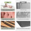 Chaise de travail en velours Doreen-1216894328