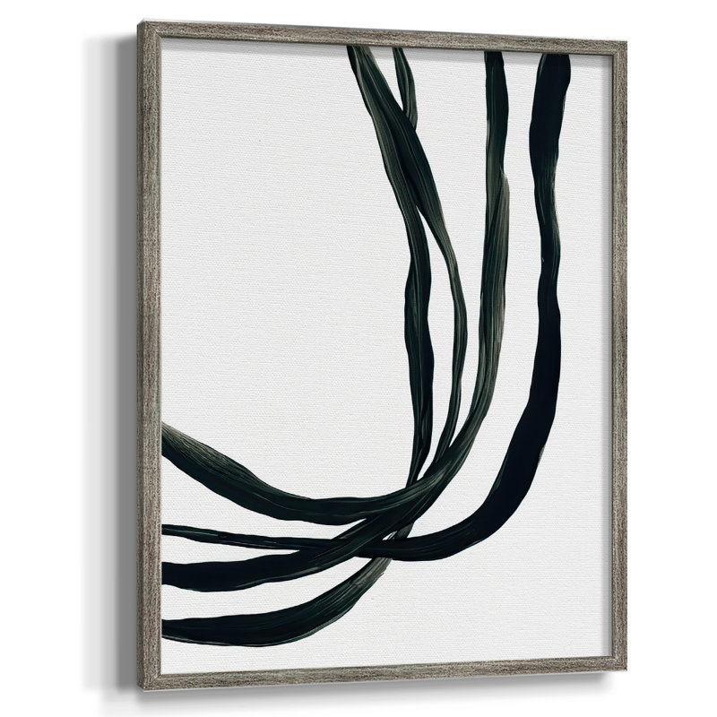 Onyx Ribbon I, reproduction encadrée - bois massif, H 11 po x l 9 po