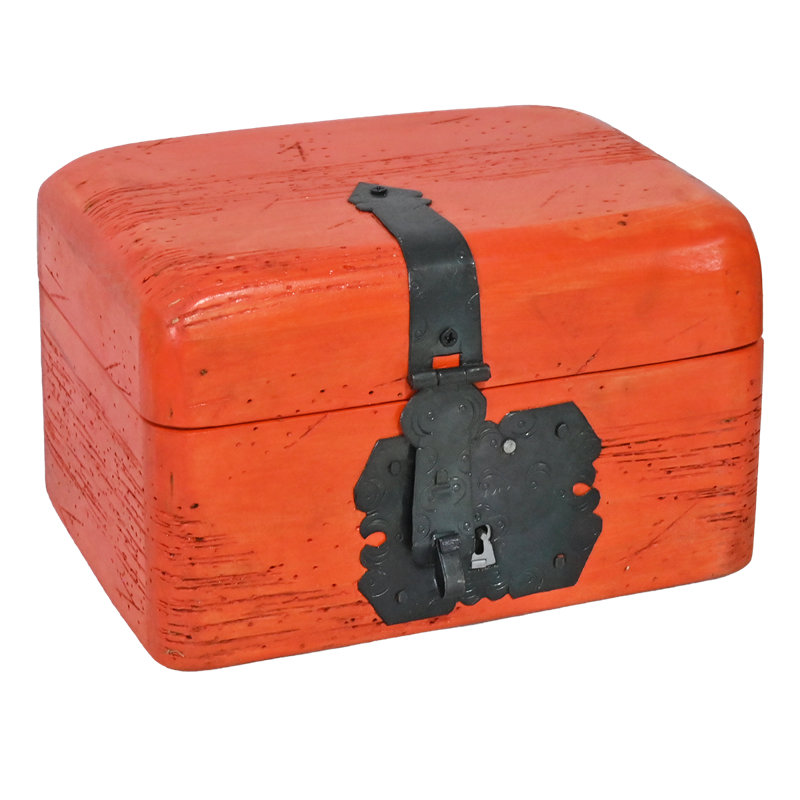 1 Piece Solid Wood Accent Trunk