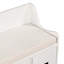 Fabric Upholstered Storage Bench-2068578370