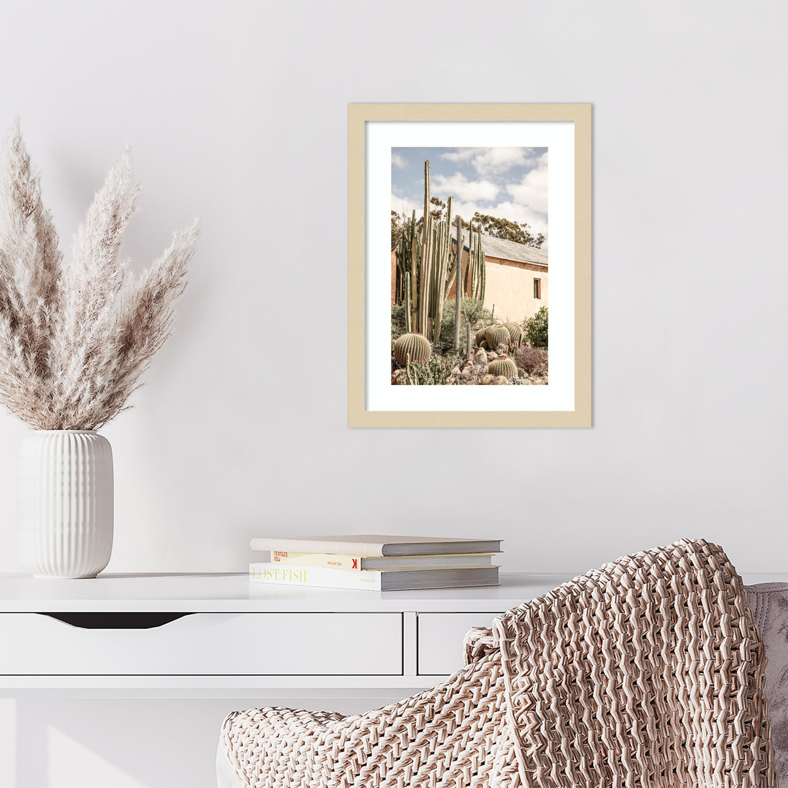 Daisey "Karoo Garden 02" Print, Brown, 17" H x 13" W