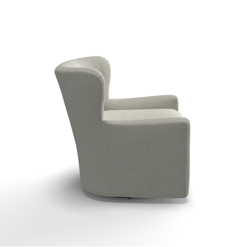 Fauteuil oscillant pivotant Bendigo, Chenille Nomad Snow Crypton Performance