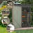 5 ft. W X 3 ft. D Galvanized Steel Storage Shed