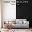 Ensemble de 6 panneaux muraux à lattes 3D pour mur intérieur noir (6 pièces / 31,20 pieds carrés)-117191955