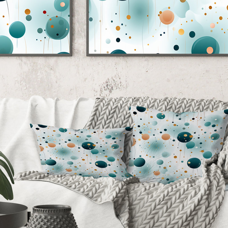 Mystic Enchantment Polka Dots Motif - Coussin, H 18 po x l 18 po