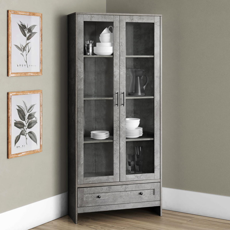 Otley Accent Cabinet, Cement