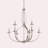 9 - Light Steel Dimmable Chandelier