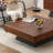 Design sense simple solid wood coffee table-106905149