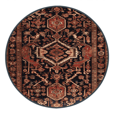 Tapis brun lavable à la machine