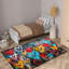 Tapis doux non tissé à motif floral vibrant idéal pour ajouter de la couleur et de la chaleur à n'importe quelle pièce de votre maison-114330272