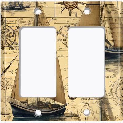 2 - Gang Rocker Standard Wall Plate