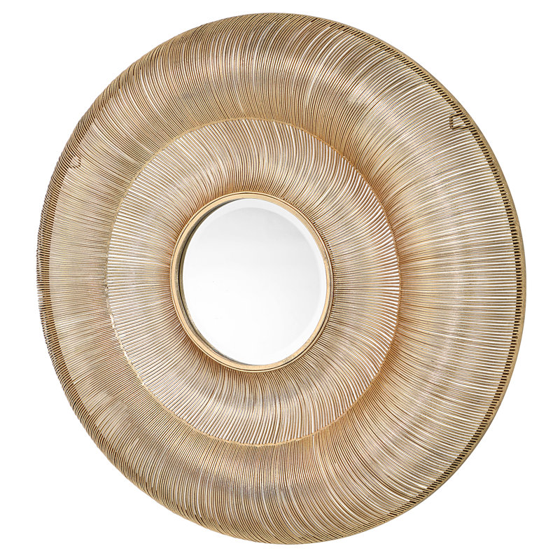 Bauble Metal Round Wall Mirror