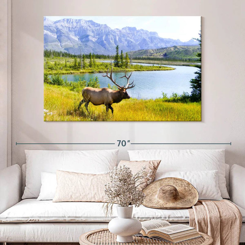 Brampt Elk Paradise, 34" H x 51" W