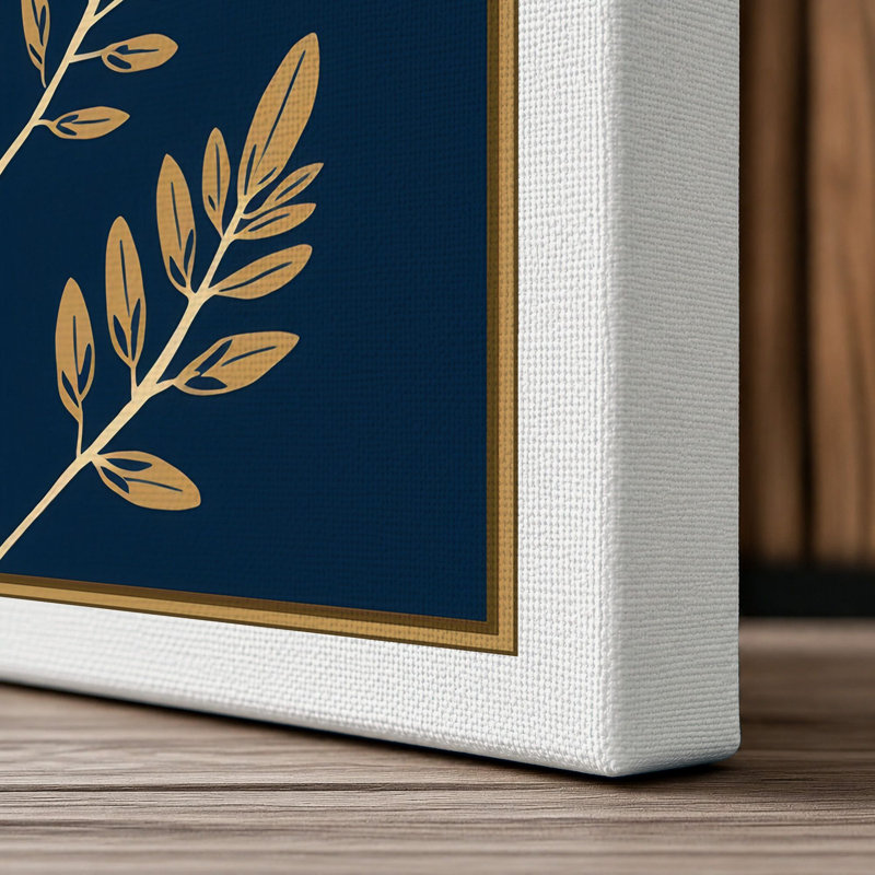 Gilded Botanica Botanical - Wrapped Canvas, 24x16 - 61.0 x 40.6 cm, White Border