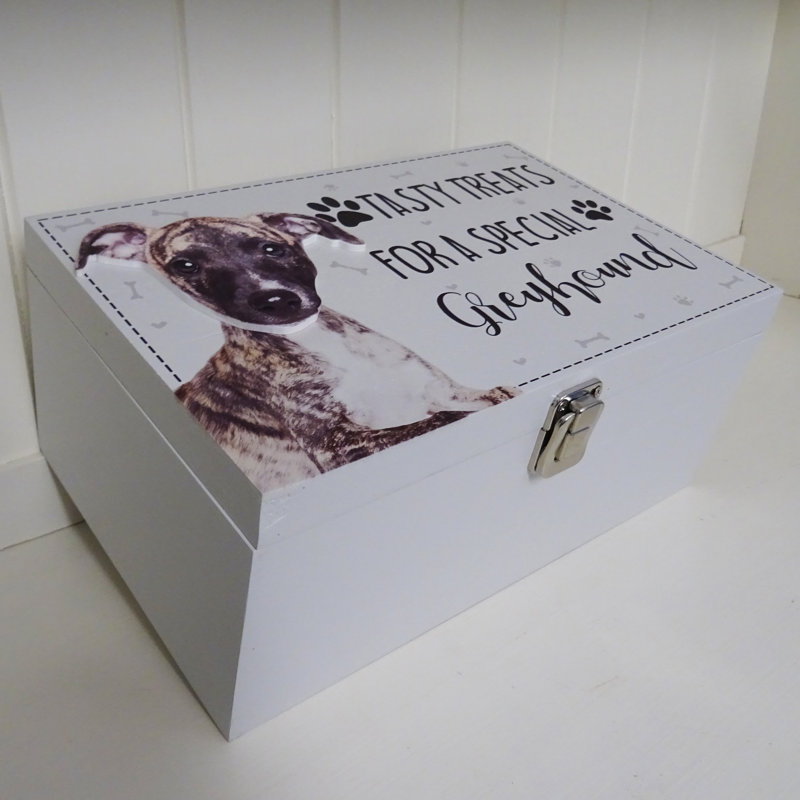 Greyhound Dog Treat Box Denny Decorative Box