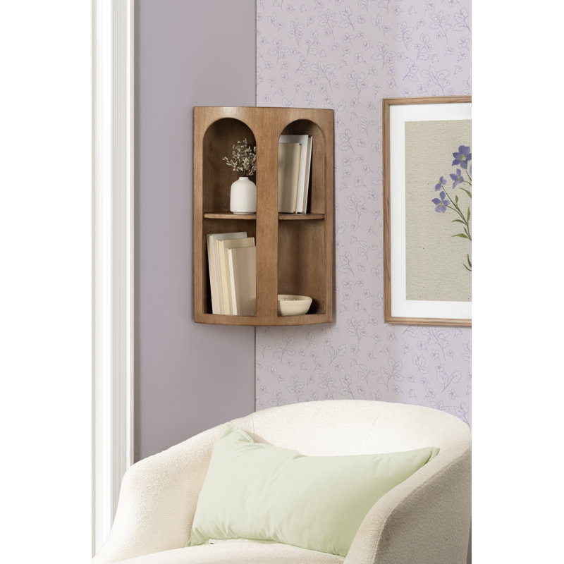 Tablette murale Elloree, Rustic Brown