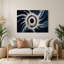 Art mural gris Space Space Eclipse Corona