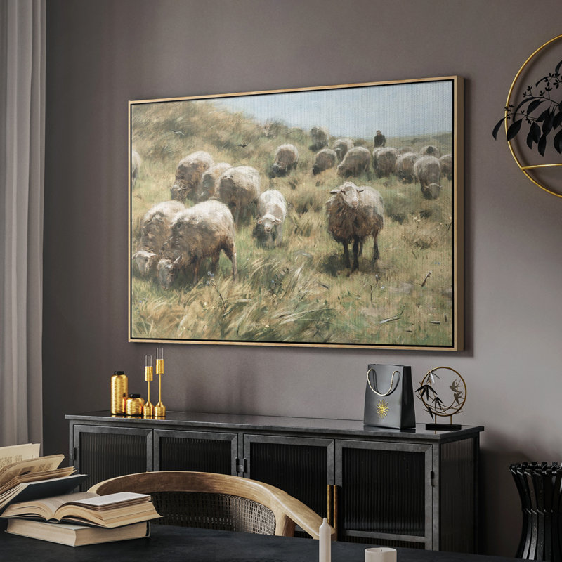 «Vintage Landscape - CML XXXV» sur toile, H 25 po x l 37 po