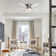 Tangier 48" 5 - Blade Crystal Ceiling Fan Flush Mount with Remote and Light Kit