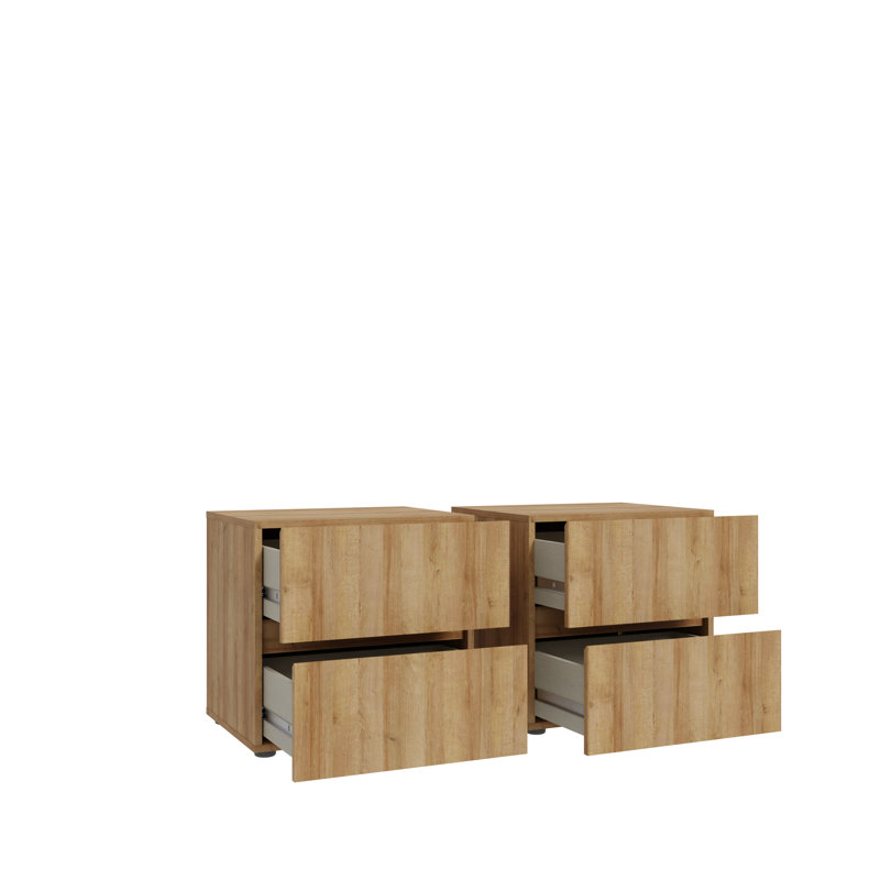 Buddleia 50.2 cm W Bedside Table