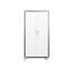Armoire en métal robuste verrouillable avec 4 tablettes réglables - Garage