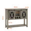 Push Pull Barn Door Dining Cabinet, Sofa Control Table Cabinet-106532802