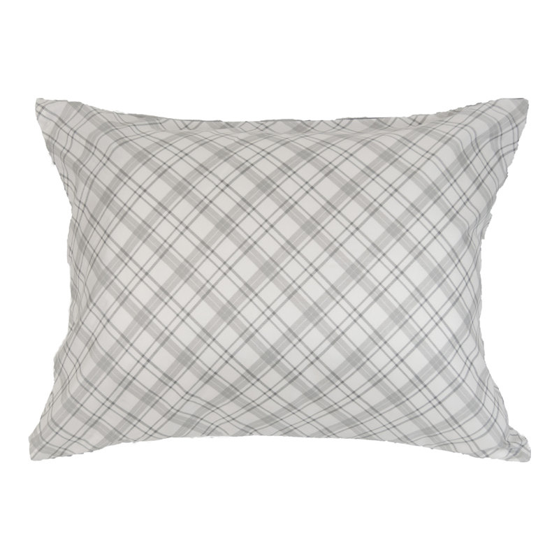 Gray Reversible Microfiber Full Comforter Set with Deer Motif