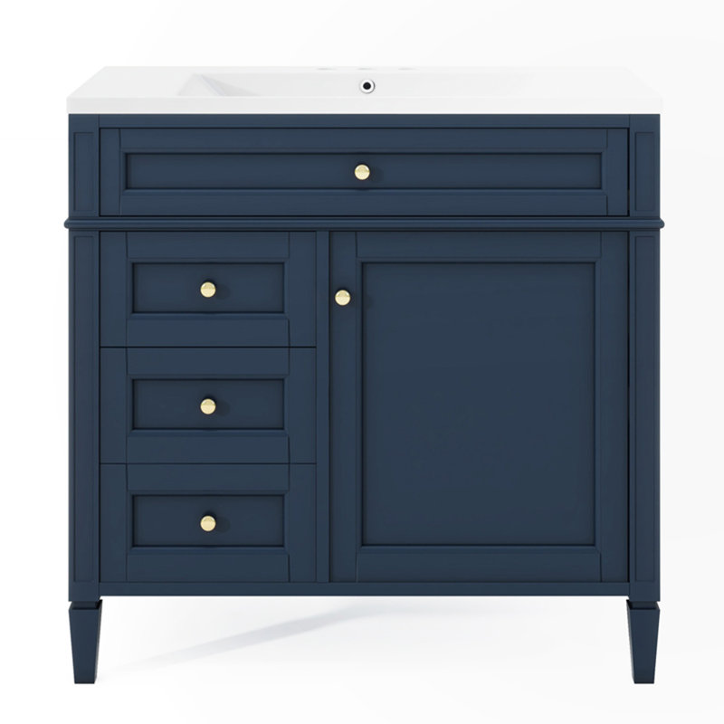 Armoire d'appoint Retha, Bleu