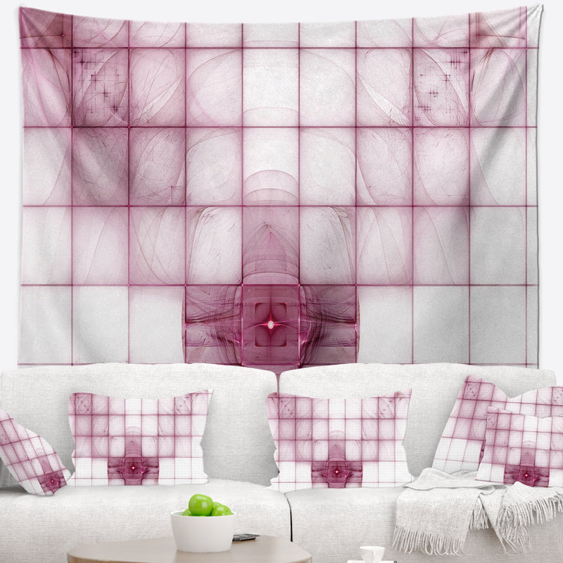 Tapisserie d’écran mauve mauve bat on rader, H 32 po x l 39 po