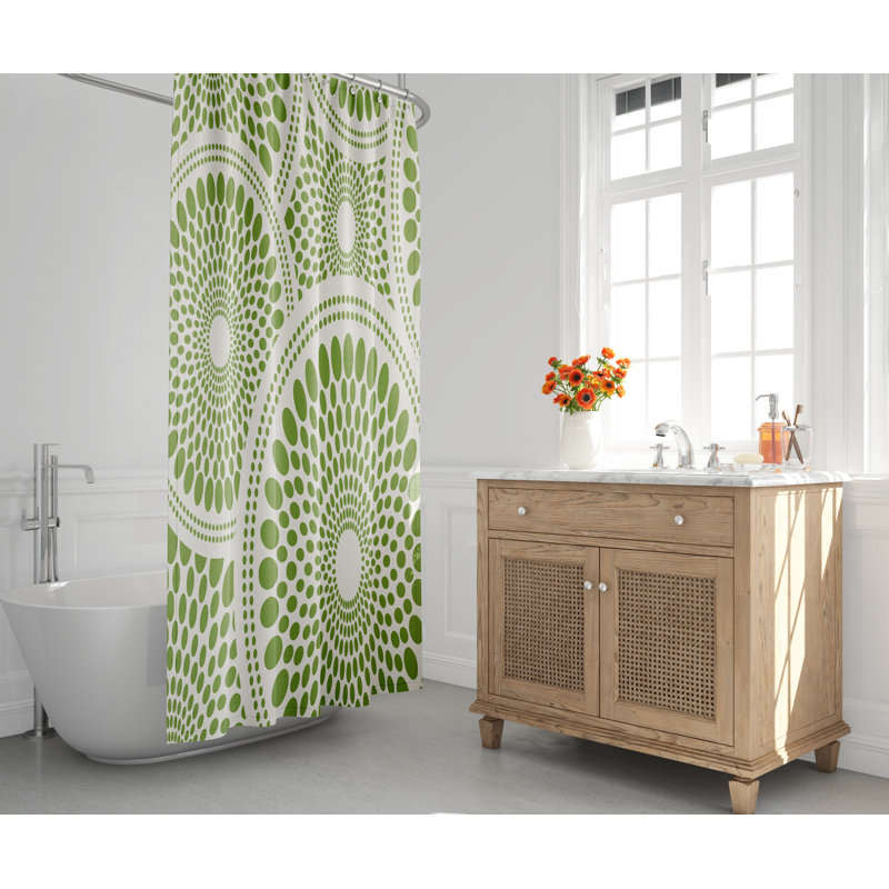 Rideau de douche Pierson, Vert printemps
