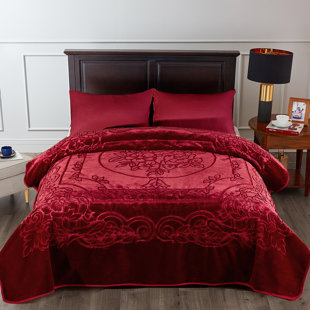 JML JasmineBlanket Luxury Soft Blanket, Thick Warm Winter Bed Blanket, 85"x95", 10lbs 